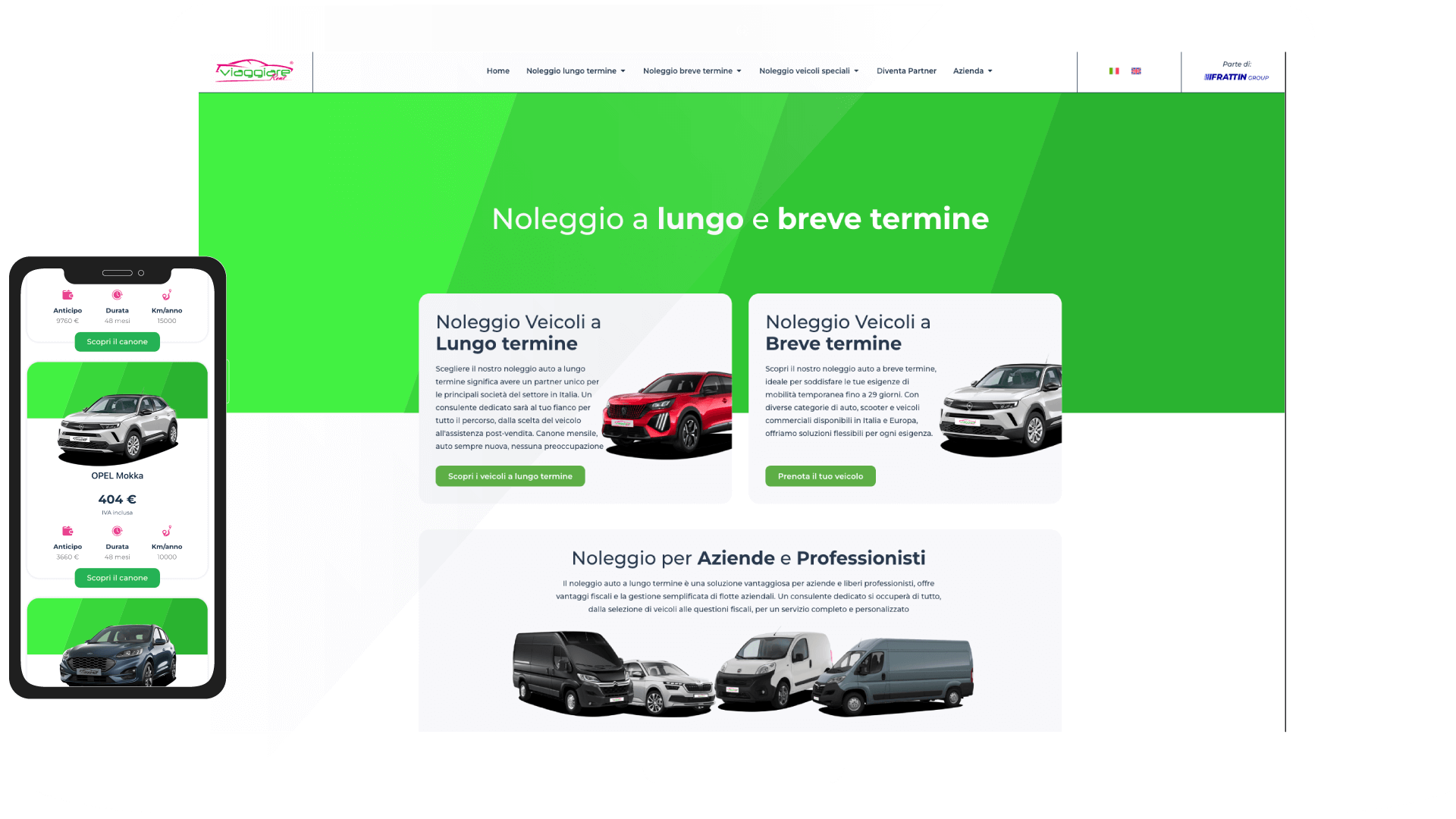 Sito Web Viaggiare Rent Miroir Studio